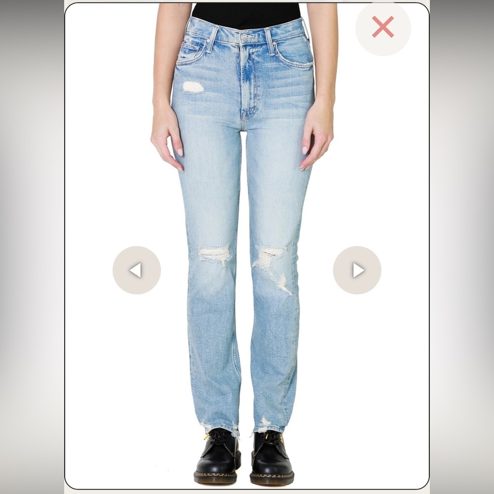 Mother Denim High Waisted Rider Skimp in The Confession Size 26 82 - Picture 11 of 16